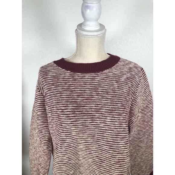 Stitches & Stripes Crew Neck Red and White Striped Sweater - XL - Picture 2 of 6